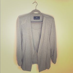 Tart Collections Grey Anahi Knit Blazer Size S